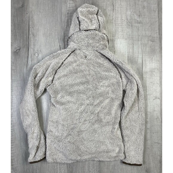 Kuhl Womens Flight High Pile Sherpa Fleece Jacket Size S Stone Hooded Outdoors R - Picture 9 of 9